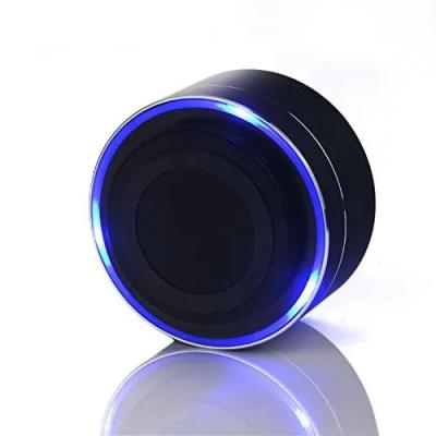 China Portable Colorful Led Flashing Light LED Speakers Wholesale Bluetooth Wireless Stereo Speaker for sale