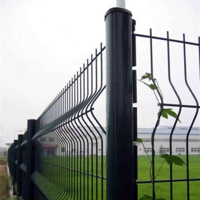 China Easily Assembled 3D PVC Coated Green Security Steel Fence for sale