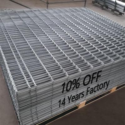 China Easily Assembled Custom Hot Dipped Galvanized PVC Coated 1x1 2x2 3x3 4x4 5x5 6 Gauge Welded Wire Mesh Fence Panels 12 Gauge For Construction for sale