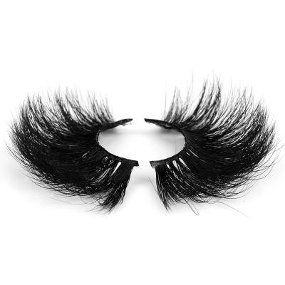 China Regular Curl and Luxury Design Customize Vegan Fluffy Mink Lashes Fluffy Box Eyelashes 25mm Mink Eyelash Wholesale for sale