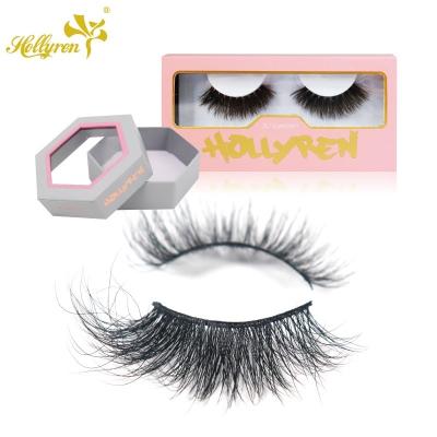 China Handmade Design OEM Luxury Private Label Regular Curl Fake Eyelash 3d Mink Lashes Real 25mm for sale