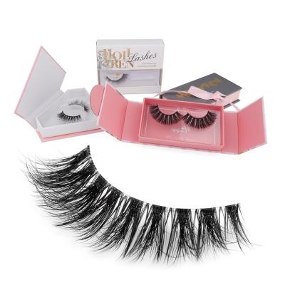 China Super Natural Most Natural and Amazing Wearing Top Faux Mink Lashes With Effect Private Label Packaging for sale