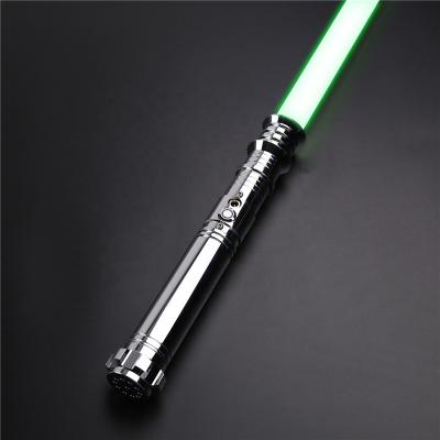 China Duel Fighting Saber Metal 6063 Aluminum Alloy Lightsaber TXQ Handle With Light Blaster Sound Lock Up Flash On Black Clash Light Saber for sale