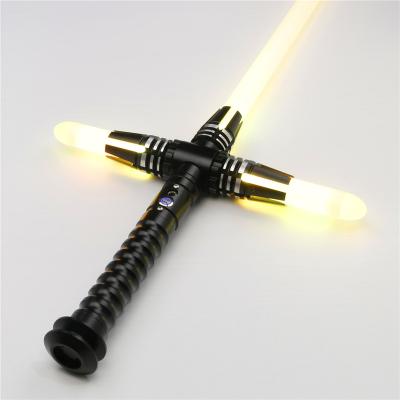 China Aluminum alloy& Polycarbonate TXQsaber Kylo Ren's Lightsaber Cross-Guard For Duel With Volume &Adjustable Changeable Color FOC For Cosplay for sale