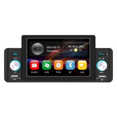 China Single Car Stereo Mp5 5 Inch Din BT Touch Screen Fm Radio Autoradio With Backup Camera for sale