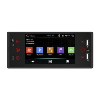 China 5 Inch Car Multimedia Player Dual Din Car Stereo System Touch Screen Radio MP5 Player For Car for sale