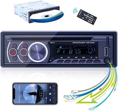 China Multimedia Stereo Car Stereo Single DIN Display with BT Streaming MP3 USB Front Aux, AM/FM Receiver Car DVD &CD MP3 for sale