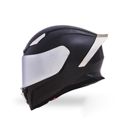 China Adjustable Double Keep Hot 2022 High Quality Carbon Fiber Motorcycle Helmet Adults Carbon Fiber Helmets for sale