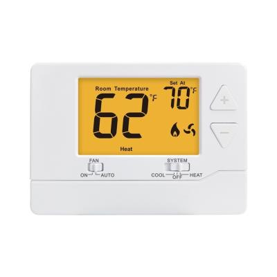 China 24V Digital Electronic Room Energy Saving Thermostat for Air Conditioner Heat Pump Heating and Cooling Controller for sale