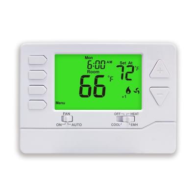 China 24V Energy Saving 2 Heat / 1 Cool Air Conditioner Heat Pump Central Control Thermostat for sale