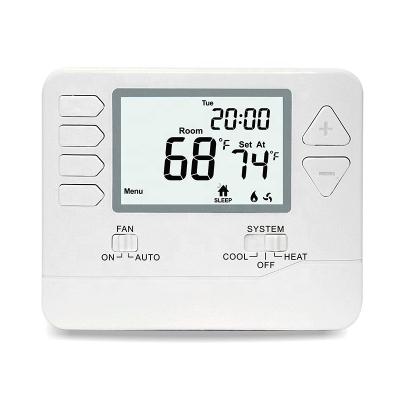 China 2 Heat Air Conditioner Best Modern Cool Wall Digital 5 2 1 1 Programmable Thermostat for sale