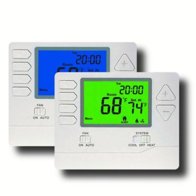 China high quality HVAC hotel room machine grade 7 day multi stage programming thermostat for sale