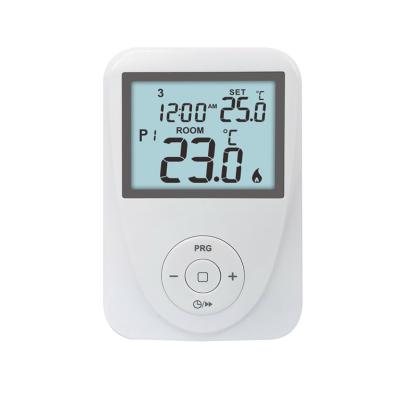 China Energy Saving Digital Weekly Programmable Heating And Cooling Inside Room Temperature Controller for sale