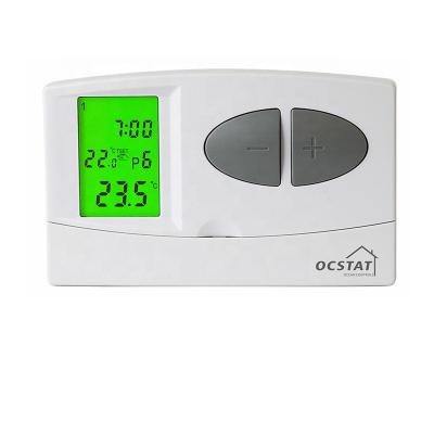 China Household Heating Systems Traditional Underfloor Heating Wired 6 Period Programmable Thermostat for sale