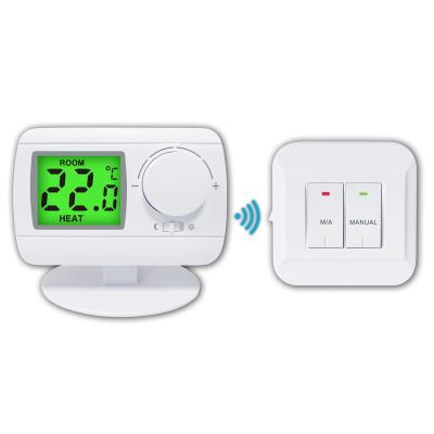 China EUROPEAN RF Smart Boiler Room Thermostat AC Digital Electric Heater for sale