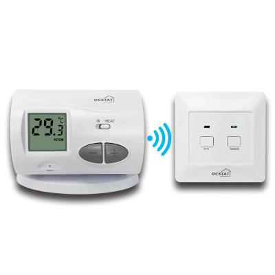 China 230V RF Energy Saving Wireless Floor Heating Room Non-Programmable Digital Thermostat for sale