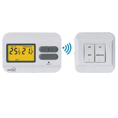 China Modern Warm Floor RF Wireless Room Thermostat for sale