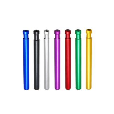 China Aluminum Pipe Snuff Spring Mouth Metal Smoking Dry Herb Tobacco Smoking Portable Mini for sale