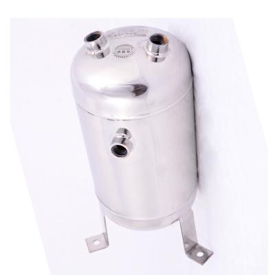 China Hotels 5L air receiver tank price gas storage tank stainless steel for sale small air compressor tank support customization, retail and for sale