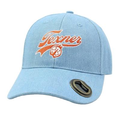 China JOINT Professional Beer Bottle Opener Custom Open Baseball Cap Embroidered Hat for sale