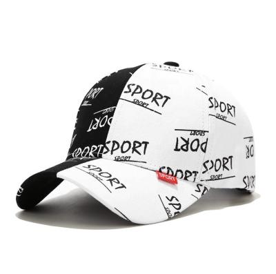 China COMMON letters painted duck tongue hat personality youth trend baseball cap hip-hop hat for sale