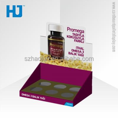 China Retail vitamin counter display stand, PDQ vitamin countertop display, store counter display box for sale