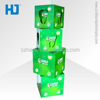 China Unique Design Recyclable Advertising Cardboard Display Standee For Toothpaste ZSJ-1663 for sale