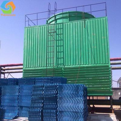 China Cooling water factory sale 200T FRP square shape cross flow industrial direct water cooling tower for sale