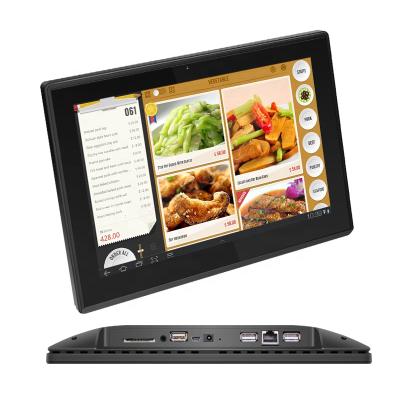 China 10 Inch Desktop Stand Android Touch Screen Cash Register POS Terminal Tablet Rail Traffic Display for sale