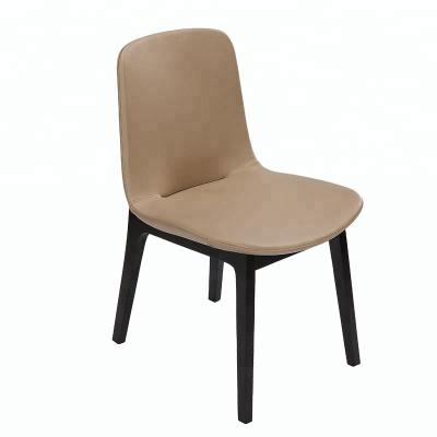 China Factory YC-002 modern PU leather and wood furniture restaurant supply chair, modern restaurant chair for sale