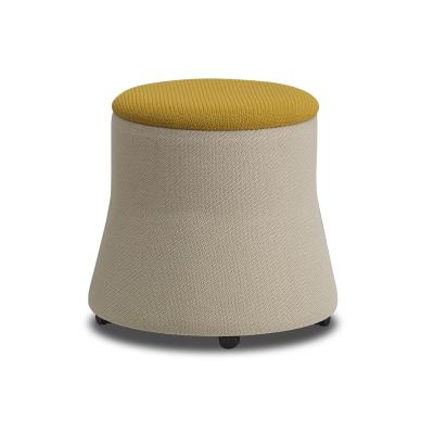 China LA-GS02 China fabric/PU durable leather storage lounge chair storage stool bench for sale