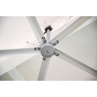 China 300mÂ ² 5m 0.75kw 220v 380v hvls industrial ceiling fan for sale