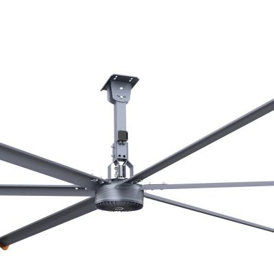 China 850 mÂ ² newest large 24ft industrial hvls 7.3m ceiling fan with pmsm motor for sale