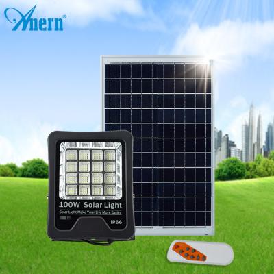 China Outdoor garden motion sensor 150w 200w smd led solar flood light fixture for sale