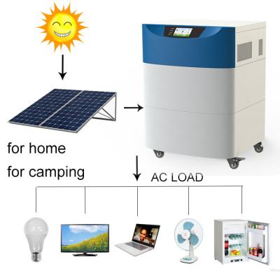 China Home all in one 3000 watt solar generator 5000 watt portable solar power system for sale