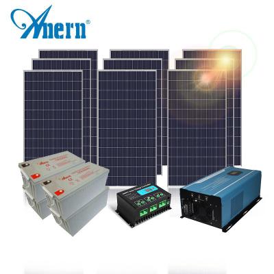 China High Power 10000w Solar Power System Home Generator With Panel for sale