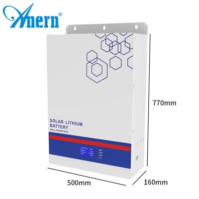 China Anern 24v 100ah 200 amp 10kwh deep cycle solar battery for home appliances for sale