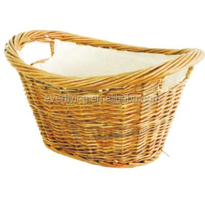 China No Wicker Woven Basket, Universal Natural Willow Basket for Storage and Decoration, Natural for sale