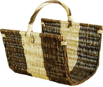 China Traditional Wicker Woven Basket Willow Hand Woven Basket with Handle for sale