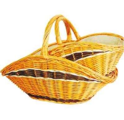 China None 2PCS Willow Basket, food serving basket for bread, fruit, vegetable storage for sale