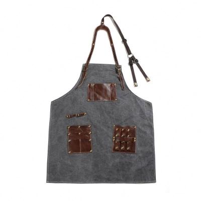 China Latest Innovative Eco-Friendly/Durable/Washable High Quality Products With Pocket Crossback Ties Work Apron for sale