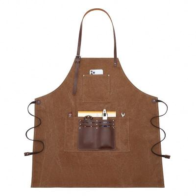 China High Demand Imported Products Restaurant Bartender Milk Tea Cake Barber Shop Fashion Cotton With Adjustable Strap Eco-Friendly/Durable/Washable Canvas Working Apron for sale