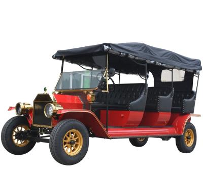 China RARIRO New Four Wheels 8 Seater Left Hand Electric Golf Scooter Metal Classic Vintage Car for sale