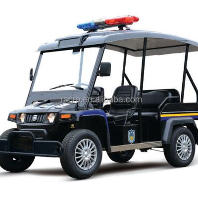 China New electric battery operated patrol car 4 seater 2930*1160*2100mm patrol car model for sale