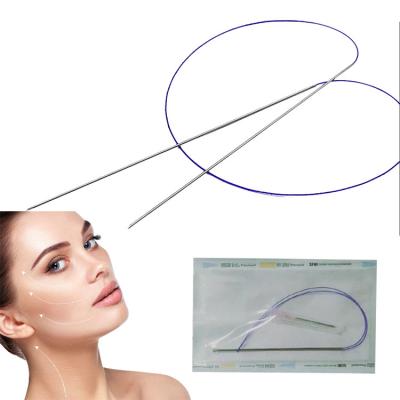 China Easy To Use Korea New Absorbable Double Needle Needle 4D Thread Pdo Thread 20G 140mm/400mm Sharp Type Suture For Face Lifting for sale