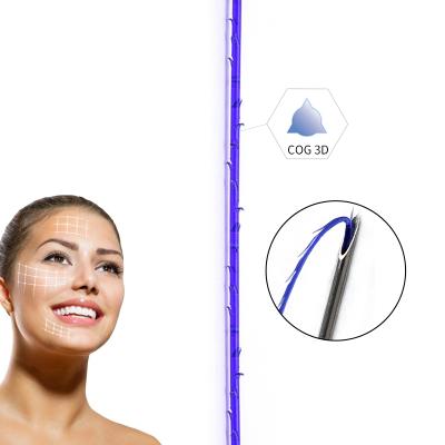 China Easy To Use High Quality Face Eyebrow Skin Care Korea 3D Tooth Lifting 23G 60mm PDO Sharp Barbed Wire for sale