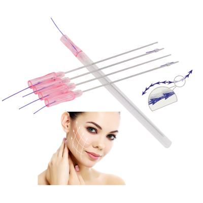 China Easy to use fine wire professional facial lifting effective fio for cheek neck eye cones lifting tooth W 19G 100mm for sale