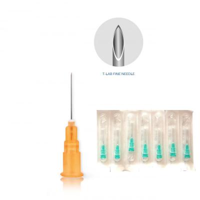 China Needle Pointed Disposable Plastic Syringe Cannules Hypodermic Micro Needle For 18g 30mm Stainless Steel Mesotherapy Needle for sale