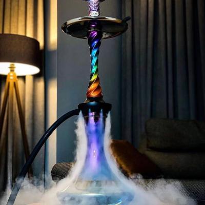 China Rainbow Factory Sale Big Arabic Russian Hookah Set Hookah Wholesale Shisha Rainbow Narguile 25 Inches for sale