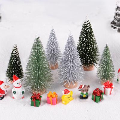 China DIY TOY Simulated Microscopic Pine Christmas Tree Dollhouse Miniature Christmas Tree for sale